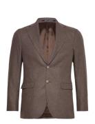 Eliot Jacket Suits & Blazers Blazers Single Breasted Blazers Brown SIR...