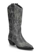 Boots Høye Støvletter Grey Billi Bi