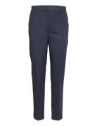 Stretch Dbl Ctn-Pant Bottoms Trousers Slim Fit Trousers Blue Lauren Ra...