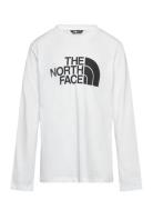 Teen Easy Ls Tee Tops T-shirts Long-sleeved T-shirts White The North F...