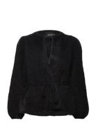 Fredrikke Chunky Cardigan Tops Knitwear Cardigans Black Ella&il