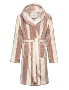 Rhflurry Hooded Fleece Robe Morgenkåpe Badekåpe Beige Rosemunde Kids