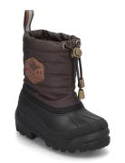 Winter Boot Rubber Vinterstøvletter Pull On Brown Mikk-line