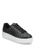 Th Platform Court Sneaker Lave Sneakers Black Tommy Hilfiger