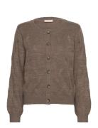 Fqjazz-Cardigan Tops Knitwear Cardigans Brown FREE/QUENT