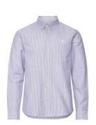 Wwadam Tops Shirts Business Blue Double A By Wood Wood