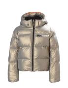 Jr Girl Nora Puffy Jacket Fôret Jakke Gold Helly Hansen