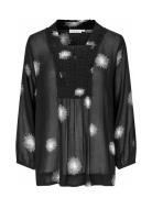 Mabunika Tops Blouses Long-sleeved Black Masai