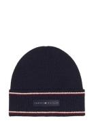 Th Corp Lambs Wool Beanie Accessories Headwear Beanies Navy Tommy Hilf...