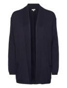 Knit Basic Open Cardigan Tops Knitwear Cardigans Navy Tom Tailor