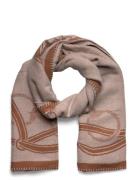 Belting-Motif Jacquard Blanket Scarf Accessories Scarves Winter Scarve...