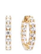 Goldplated Luxury Earrings Accessories Jewellery Earrings Hoops Gold M...