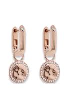 Goldplated Earrings Øredobber Smykker Pink Marmara Sterling