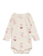 Nbfollea Ls Body Bodies Long-sleeved Beige Name It