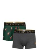 Bci Cotton/Elastane-2Pk-Trn Boksershorts Green Polo Ralph Lauren Under...