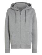 Small Tommy Logo Zip Hdd Tops Sweat-shirts & Hoodies Hoodies Grey Tomm...