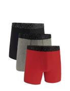 Ua Performance Tech - Solid 6 In 3Pk Boksershorts Multi/patterned Unde...