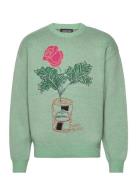 Lattina Jumper Designers Knitwear Round Necks Green Pas De Mer