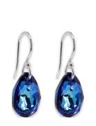 Silver Earrings Øredobber Smykker Blue Marmara Sterling