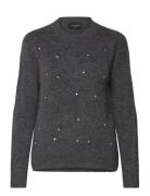 Cmdiamond-Pullover Tops Knitwear Jumpers Grey Copenhagen Muse