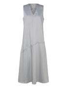 Heavy Satin Runa Dress Dresses Evening Dresses Grey Mads Nørgaard