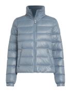 Lw Down Feminine Gloss Jacket Fôret Jakke Blue Tommy Hilfiger