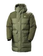 Escape Down Parka Parkas Jakke Green Helly Hansen