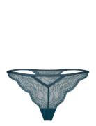 Isabelle Thong Stringtruse Undertøy Blue Hunkemöller