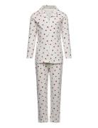 Pyjama Hearts Pyjamas Sett Multi/patterned Lindex