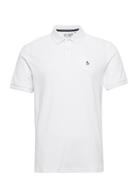 Daddy Org Piq Sticke Tops Polos Short-sleeved White Original Penguin