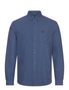 Oxford Shirt Tops Shirts Casual Blue Fred Perry