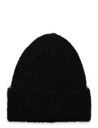 Brushed Beanie Accessories Headwear Beanies Black Gina Tricot