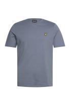 Plain T-Shirt Tops T-shirts Short-sleeved Blue Lyle & Scott