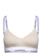 Lght Lined Bralette Lingerie Bras & Tops Soft Bras Tank Top Bras Grey ...