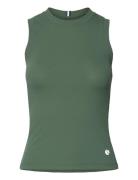 Ace Rib Tank Pocket Sport T-shirts & Tops Sleeveless Green Björn Borg