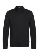 H-Pleins 17 Tops Polos Long-sleeved Black BOSS