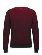 Squizzo Tops Knitwear Round Necks Red HUGO