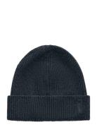 Fine Knitted Wool Beanie Accessories Headwear Beanies Navy GANT