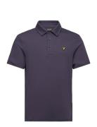 Interlock Polo Shirt Tops Polos Short-sleeved Navy Lyle & Scott