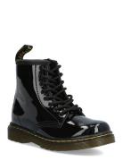 1460 T Black Patent Lamper Snørestøvletter Støvletter Black Dr. Marten...