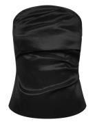 Christa Top Tops Blouses Sleeveless Black A-View