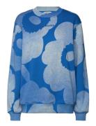 Loisto Unikko Tops Sweat-shirts & Hoodies Sweat-shirts Blue Marimekko