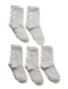 Hmlmake My Day Sock 5-Pack Sokker Strømper Grey Hummel