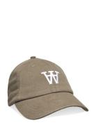 Eli Aa Cap Accessories Headwear Caps Khaki Green Double A By Wood Wood