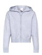 Knitted Hoodie Tops Sweat-shirts & Hoodies Hoodies Grey Lindex
