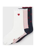 Nkflulu 3P Socks Socks & Tights Socks White Name It