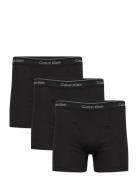 Boxer Brief 3 Pk Boksershorts Black Calvin Klein