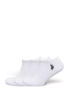 Uspa Socks 3 Pak Ariz Men Ankelsokker Korte Strømper White U.S. Polo A...