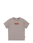 Rodney Tops T-shirts Short-sleeved Beige Molo