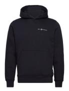 Bowman Logo Hood Tops Sweat-shirts & Hoodies Hoodies Navy Sail Racing